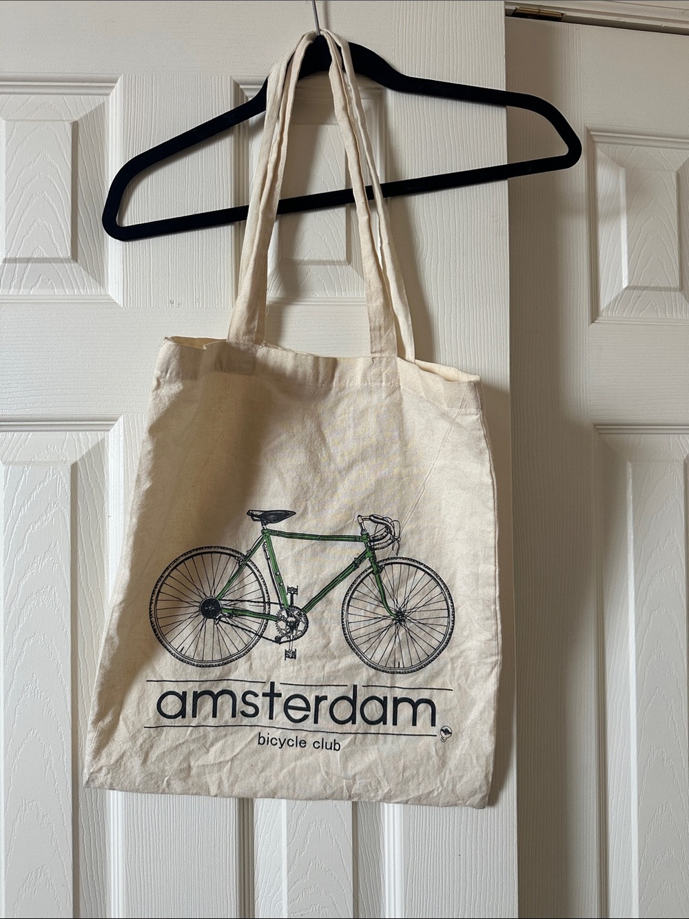 Amsterdam Bicycle Club Cream Canvas Tote Bag